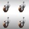 Service Caster 3.5 Inch SS High Temp Glass Filled Nylon 3/8 Inch Threaded Stem Caster Set SCC SCC-SSTS20S3514-GFNSHT-381615-4 - alternate 1